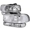 Spec-D Tuning Gmc Sierra Headlight And Bumper Light Combo 1999-2006 LBLH-GMC99-RS - alternate 1